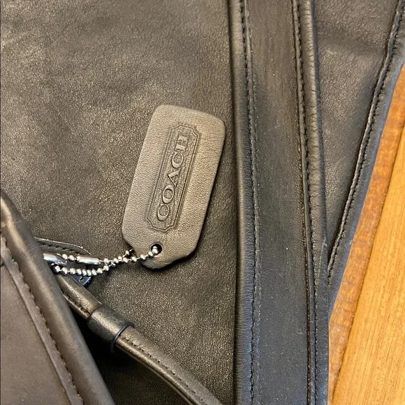 Coach Vintage Abbie Zip Gray Glove tanned leather crossbody Style 9017 - Picture 15 of 15